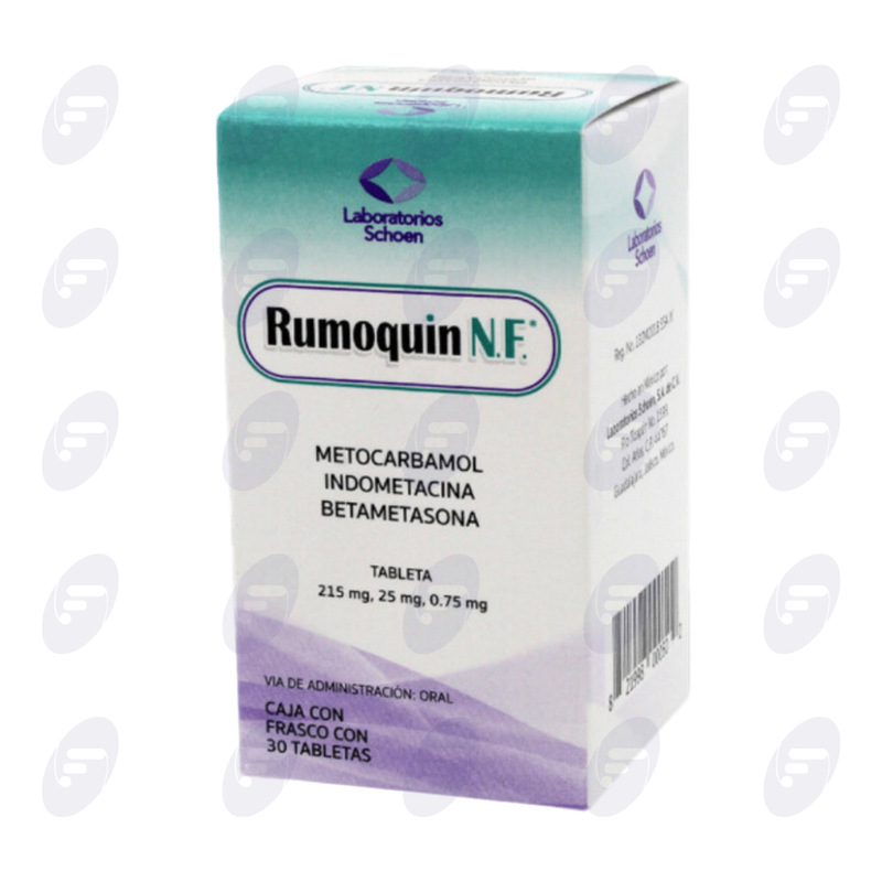 RUMOQUIN   CAJA C/FCO.C/30 TABS.C.E.
