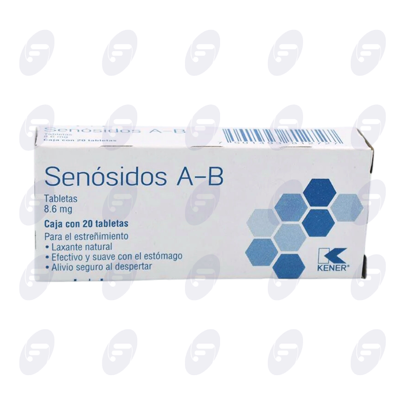 SENOSIDOS A-B 8.6 MG CAJA C/20 TABLETAS