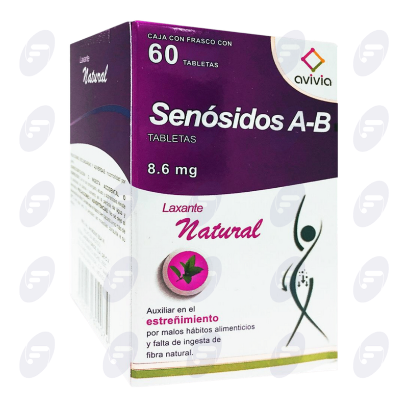 SENOSIDOS AB AVI 8.6 MG CAJA FCO C/60TAB