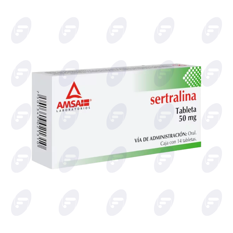 SERTRALINA 50 MG CAJA C/14 TABS