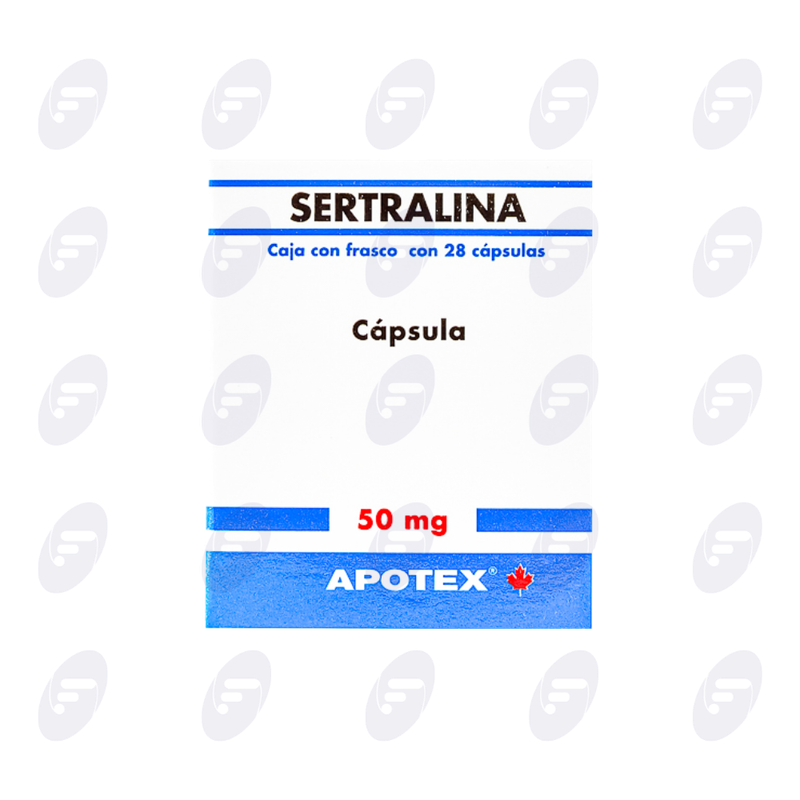SERTRALINA APOTEX 50MG CJA C/28 CAPS