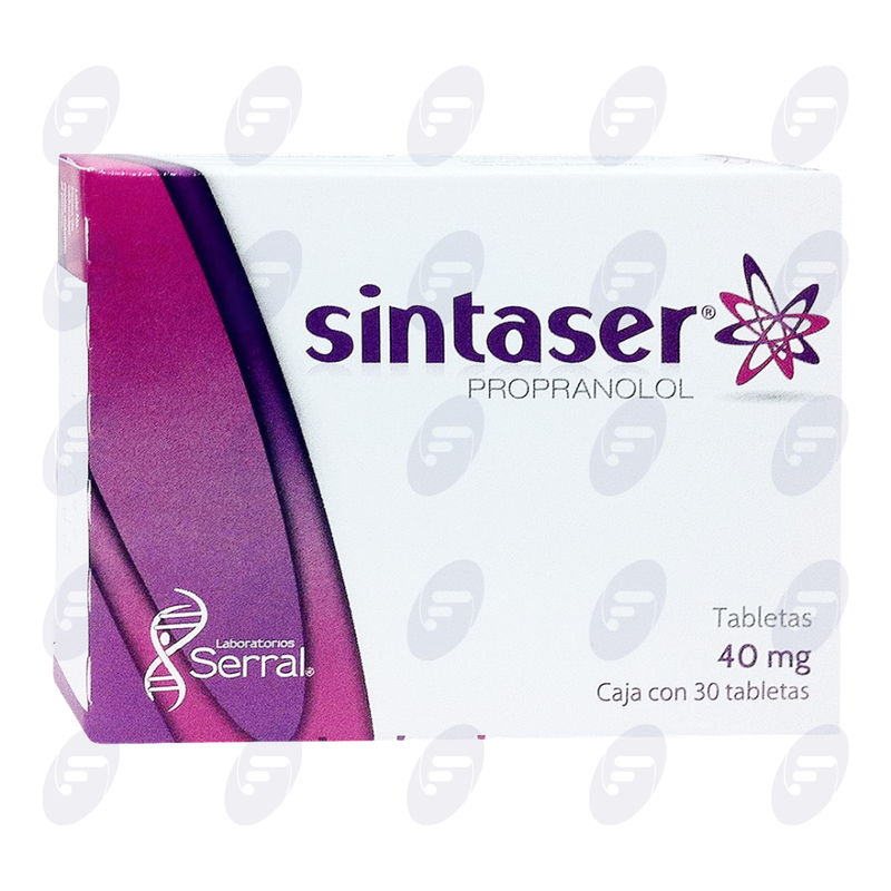 SINTASER (PROPANOLOL)  40 MG. C/30 TABS.