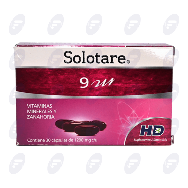 SOLOTARE 9 MESES CAJA C/30 CAP