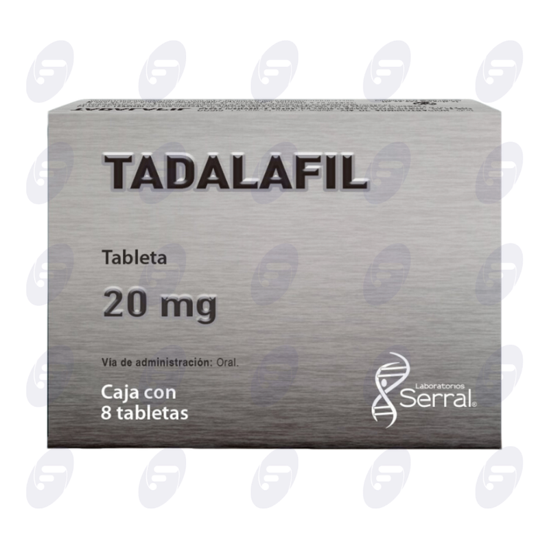 TADALAFIL  20 MG C/8 TABS