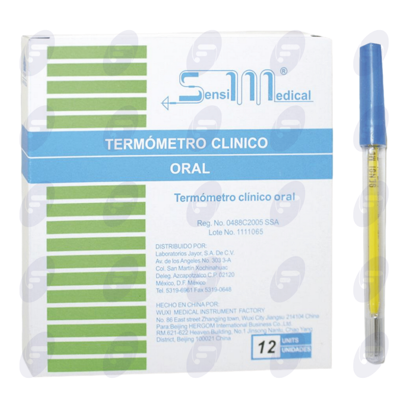 TERMOMETRO  CLINICO ORAL SENSIMEDICAL