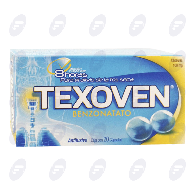 TEXOVEN   100 MG.CAJA C/20 CAPS.