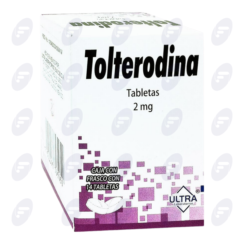 TOLTERODINA  ULTRA 2 MG. CAJA C/14 TABS.