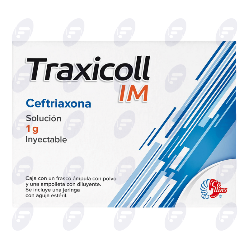 TRAXICOLL 1 GR IM SOL INY C/JERINGA AMP
