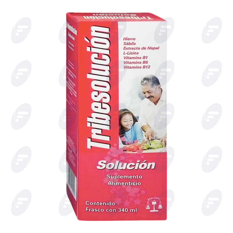 TRIBESOLUCION CAJA C/FCO C/340 ML.