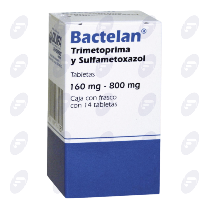 TRIME/SULFA (BACTELAN) 160/800 MG. FCO.C/14 TABS.