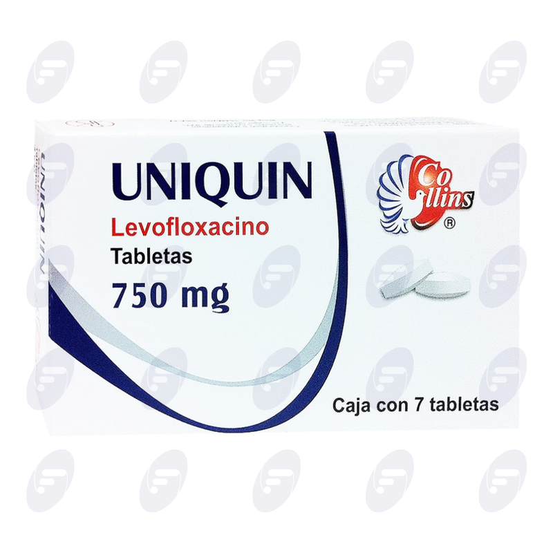 UNIQUIN   750 MG. CAJA C/7 TABS.