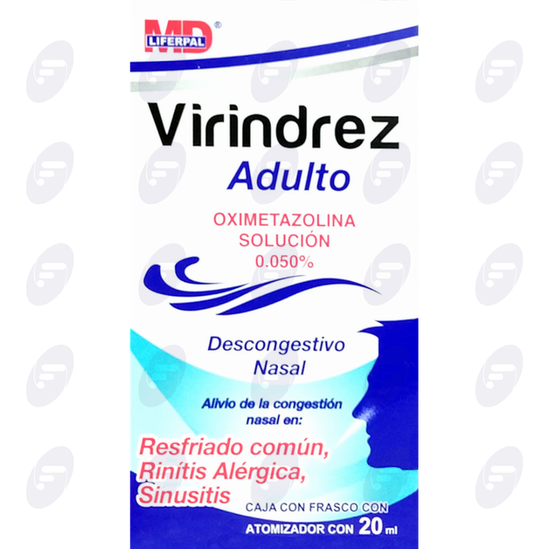 VIRINDREZ ADULTO .05% SOLUCION NASAL FCO C/20ML