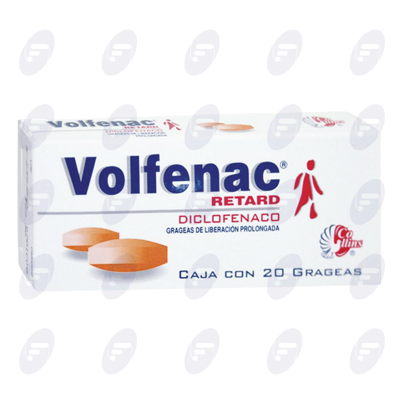 VOLFENAC RETARD   100 MG.CAJA C/20 GRAG.