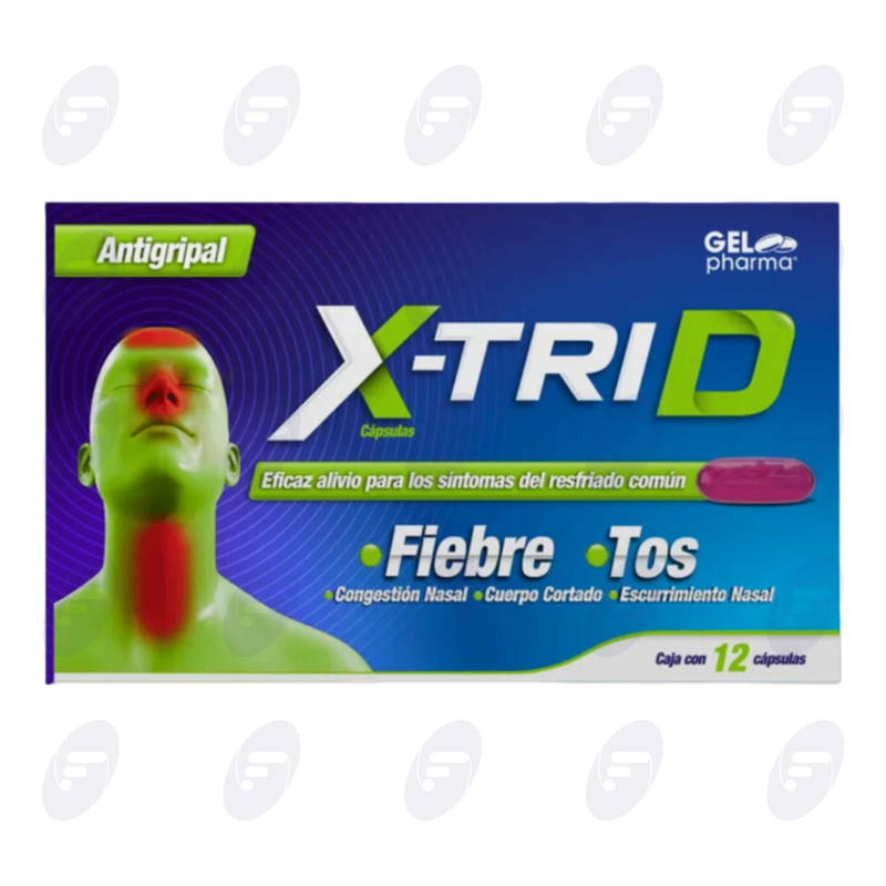 X-TRI D CAJA C/12 CAPS
