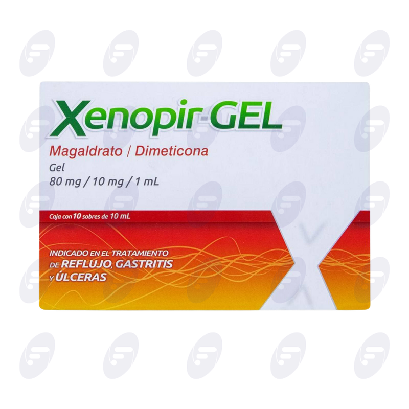 XENOPIR GEL  80MG/10MG/1ML CAJA C/10 SOBRES C/10 ML