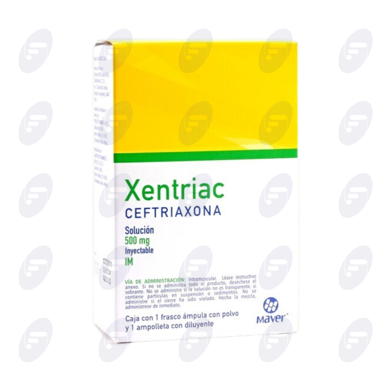 XENTRIAC  I.M. C/LIDOC 500 mg CAJA C/FCO.AMP.