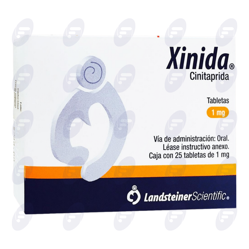 XINIDA (CINITAPRIDA) 1MG. CAJA C/25 TABS