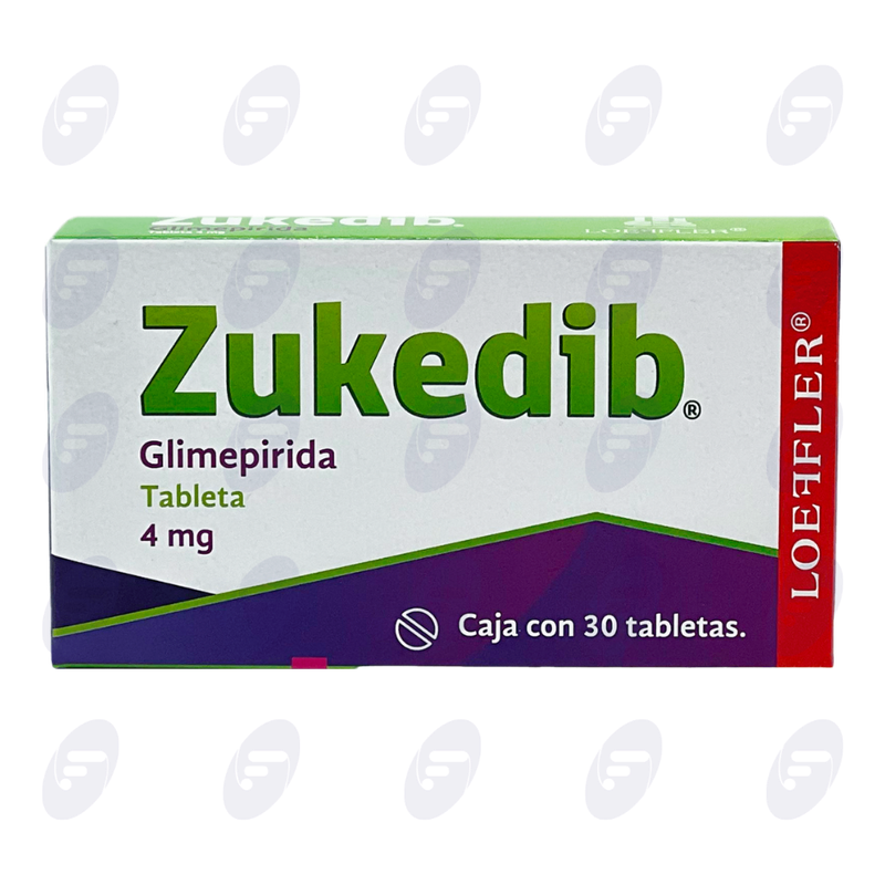 ZUKEDIB            4 MG. CAJA C/30 TABS.