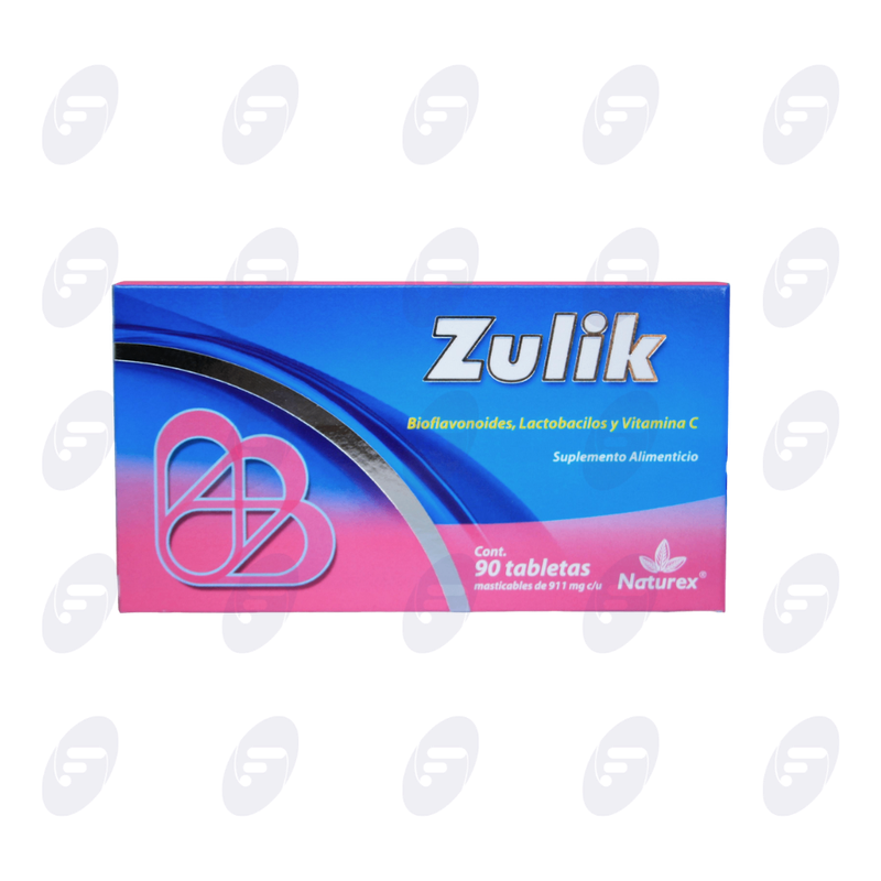 ZULIK   CAJA C/90  TABS MASTICABLE
