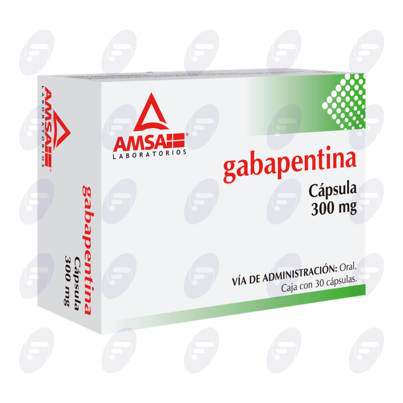 GABAPENTINA AMSA 300 MG CAJA C/30 CAPS