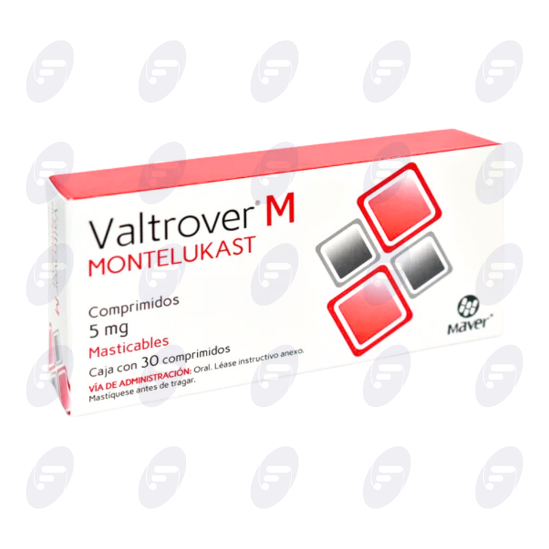 VALTROVER M 5 MG CAJA C/30 COMPRIMIDOS MASTICABLE