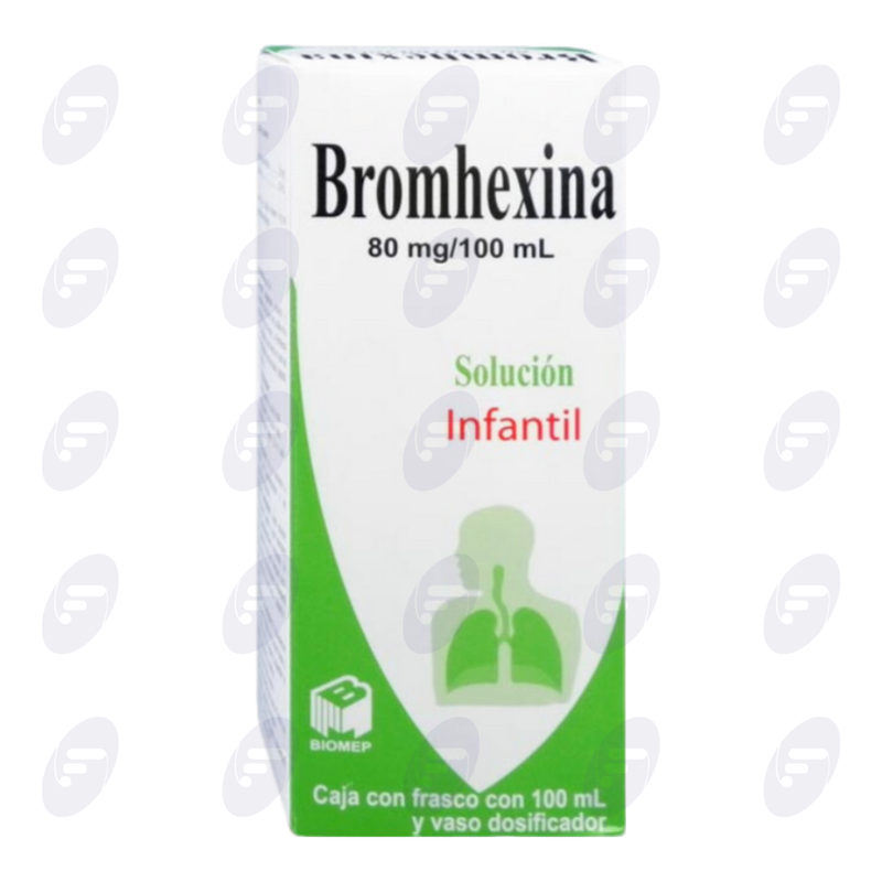 BROMHEXINA INFANTIL BIOMEP 80MG/100ML CAJA C/FCO C/100 ML