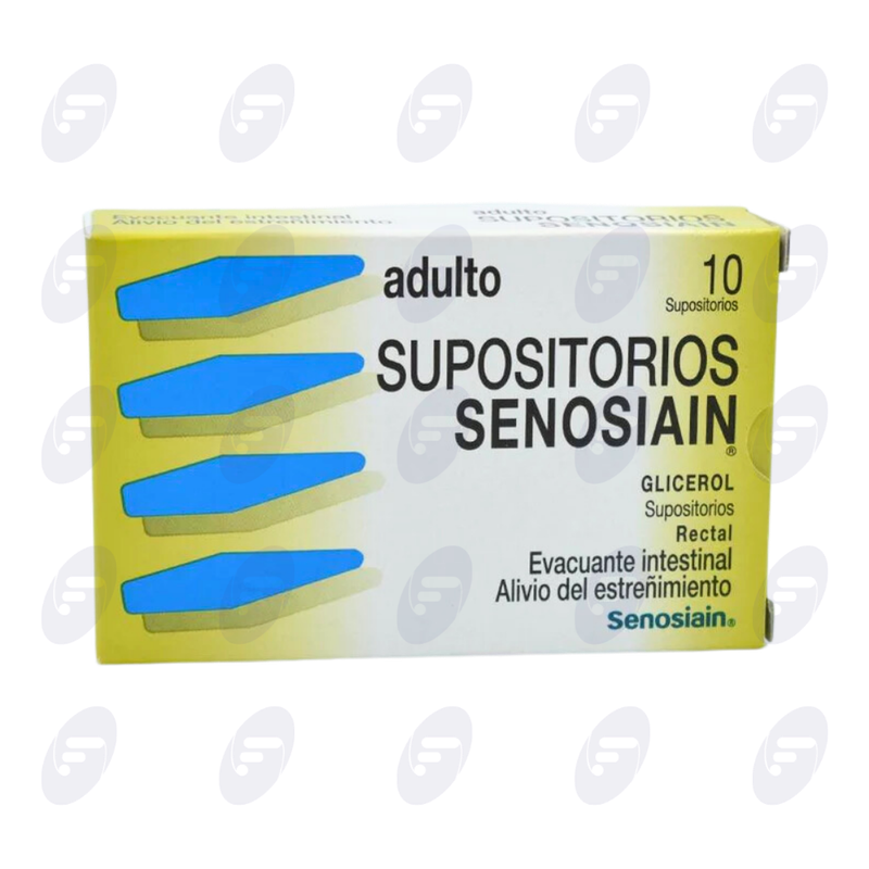 SENOSIAIN ADULTO CAJA C/10 SUPOSITORIOS