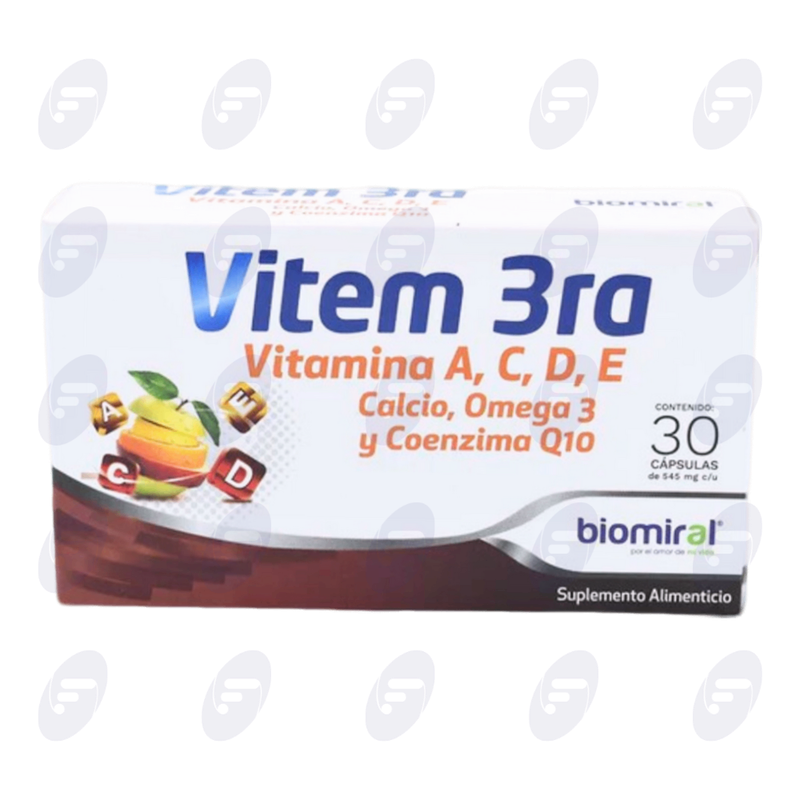 VITEM 3RA FRASCO C/30 CAPS
