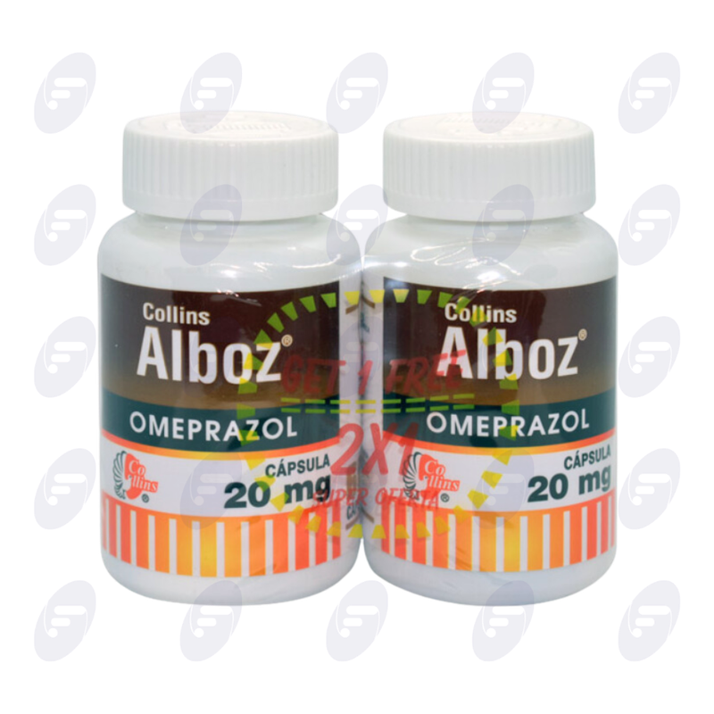 ALBOZ  20 MG.FCO.C/60 CAPS. 2 X 1