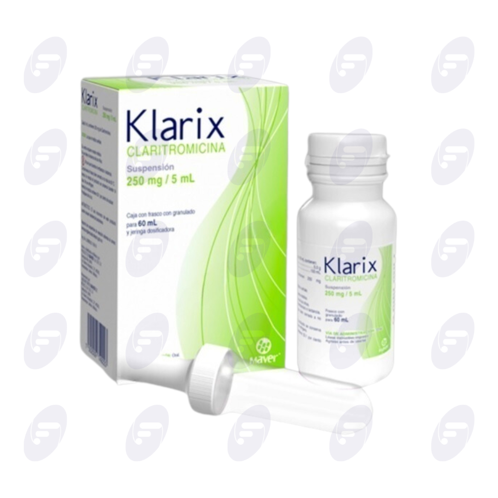 KLARIX 250 MG/5ML CAJA C/FCO C/60 ML SUSPENSION