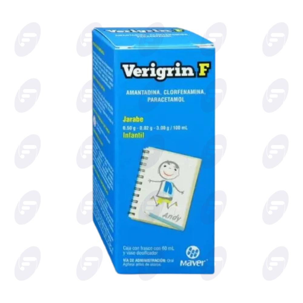 AMANTADINA,CLORFENAMINA,PARACETAMOL MAVER CJA C/FCO C/60 ML