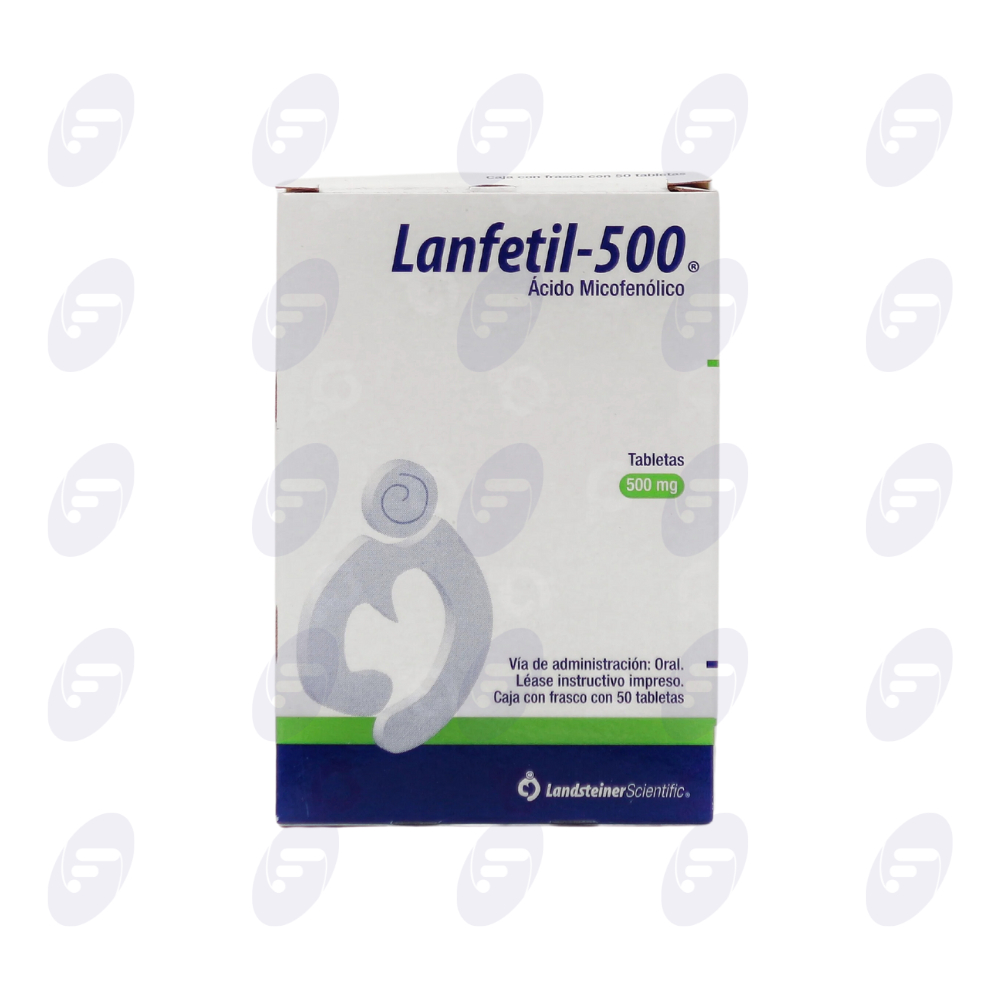 LANFETIL  500MG FCO C/CAJA C/50 TAB