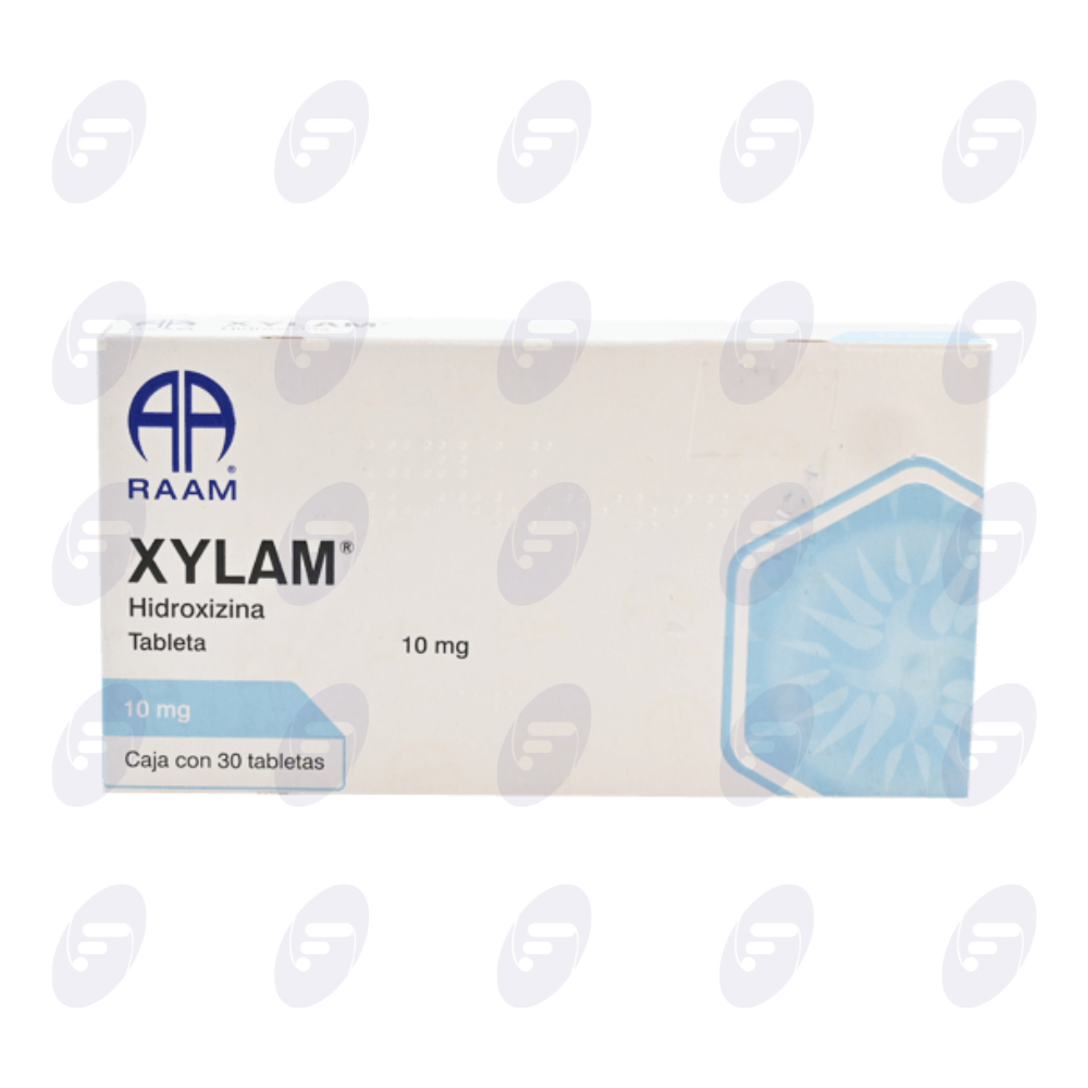 XYLAM 10 MG CAJA C/30 TABLETAS