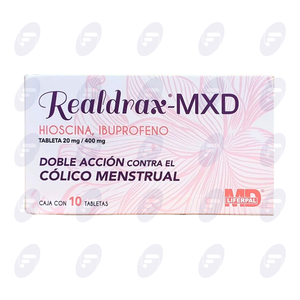 REALDRAX MXD 200MG/400MG CAJA C/10 TABLETAS