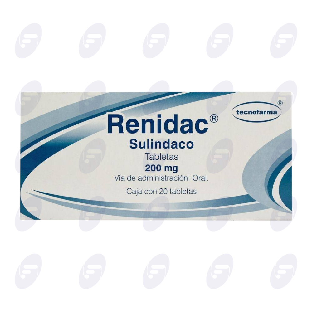 RENIDAC 200MG CAJA C/20 TABLETAS