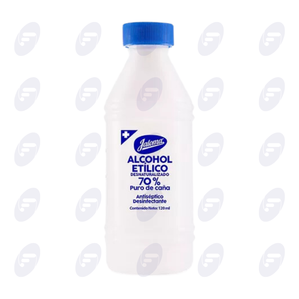 ALCOHOL ETILICO JALOMA DESNATURALIZADO  70% FCO C/120ML