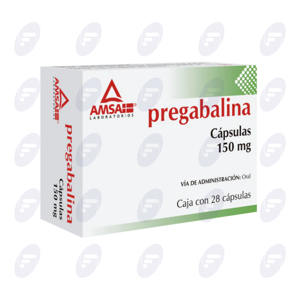 PREGABALINA  150MG CAJA C/28  CAPS