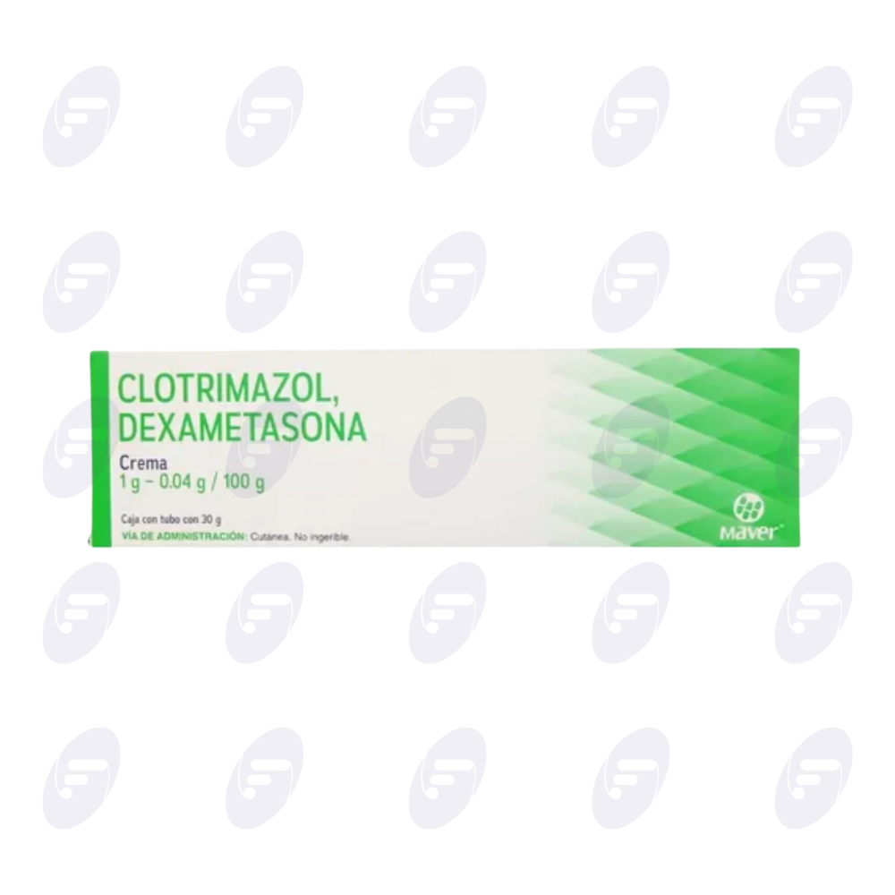 CLOTRIMAZOL, DEXAMETASONA 1G/0.04G CAJA C/30GR.