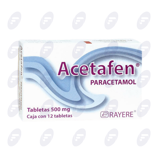 [006004] ACETAFEN          500 MG.CAJA C/12 TABS.
