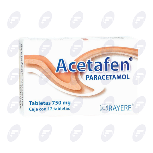 [006001] ACETAFEN          750 MG.CAJA C/12 TABS.