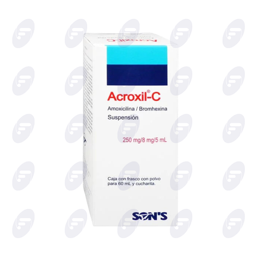 [013212] ACROXIL-C 250MG/8MG/5 ML CAJA C/FCO C/60 ML SUSPENSION