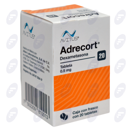 [001042] ADRECORT   0.5 MG. CJA.C/FCO.C/20 TABS.