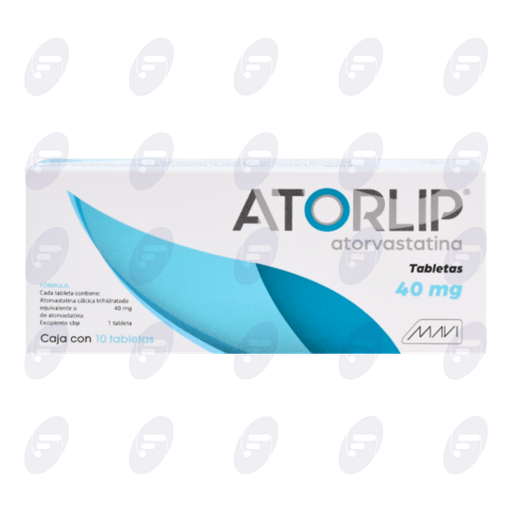 [107183] ATORLIP           40 MG. CAJA C/10 TABS.