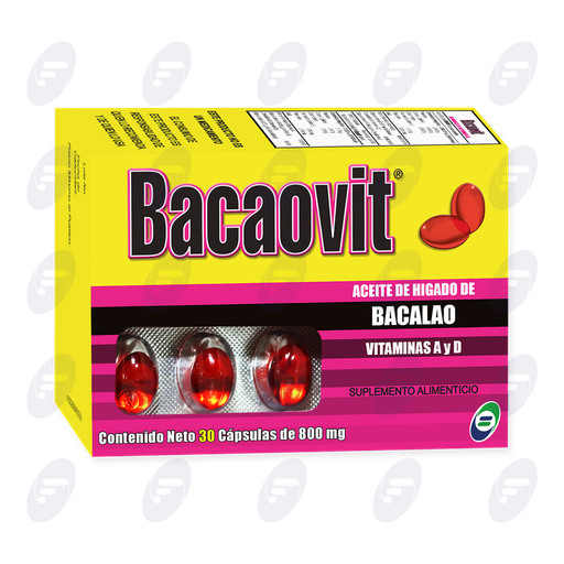 [038050] BACAOVIT                CAJA C/30 PERLAS