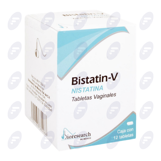 [116002] BISTATIN V           CAJA C/12 TABS.VAG.