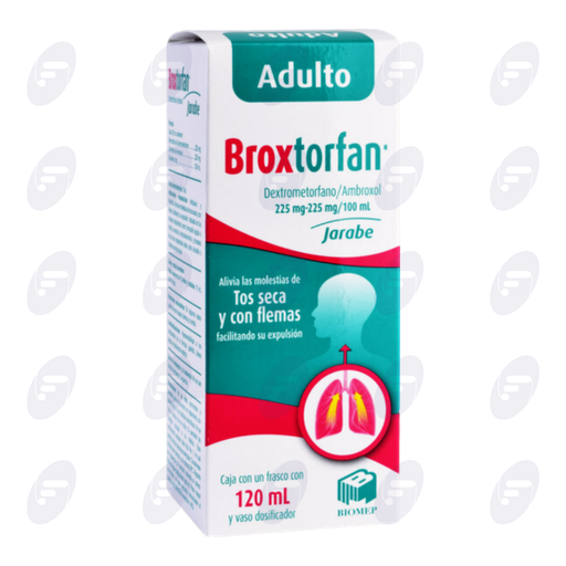 [151089] BROXTORFAN ADULTO 225MG/225MG/100ML CAJA C/FCO C/120ML
