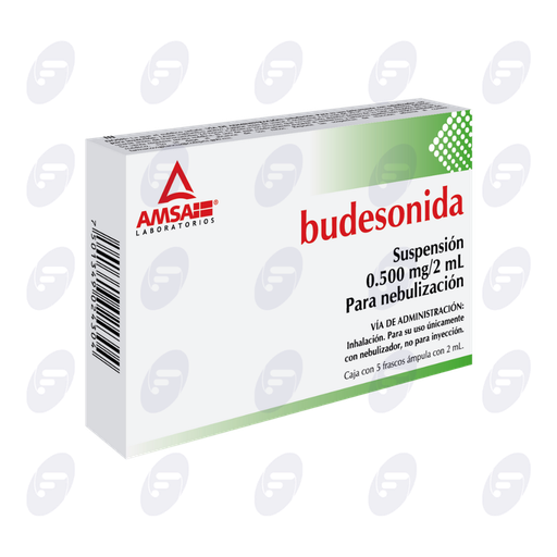 [020137] BUDESONIDA .500 MG/2ML PARA NEBULIZAR CAJA C/5 AMP