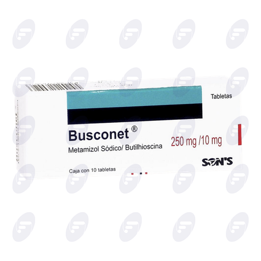 [013025] BUSCONET       10/250 MG.CAJA C/10 TABS.
