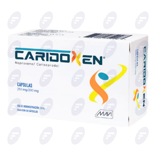 [107138] CARIDOXEN 250 /200MG.CAJA C/30 CAPS.