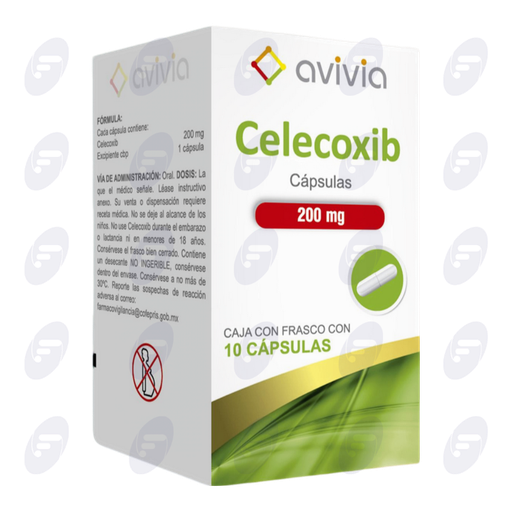 [220025] CELECOXIB AVI 200 MG CAJA FCO/10 CAPS